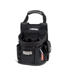 Husky Large Utility Tool Belt Pouch -Husky Shop black husky tool belts hd00170 1d 1000