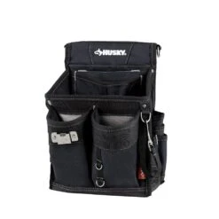 Husky Electrician's Tool Belt Pouch With Tape Measure Holder 14 Husky Electrician's Tool Belt Pouch With Tape Measure Holder -Husky Shop black husky tool belts hd00171 1d 1000