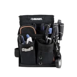 Husky Electrician's Tool Belt Pouch With Tape Measure Holder 12 Husky Electrician's Tool Belt Pouch With Tape Measure Holder -Husky Shop black husky tool belts hd00171 40 1000