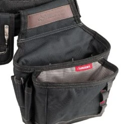 Husky Framers 3-Bag Work Tool Belt With Suspenders -Husky Shop black husky tool belts hd00172 a0 1000