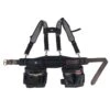 Husky Electricians 2-Bag Work Tool Belt With Suspenders 23 Husky Electricians 2-Bag Work Tool Belt With Suspenders -Husky Shop black husky tool belts hd00174 64 1000