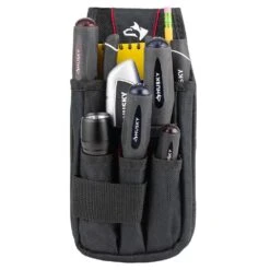 Husky 7-Pocket Black Utility Tool Belt Pouch -Husky Shop black husky tool belts hd2066 th 40 1000