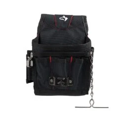 Husky 9-Pocket Black Maintenance Tool Belt Pouch