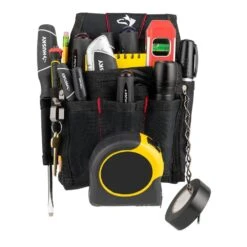 Husky 9-Pocket Black Maintenance Tool Belt Pouch -Husky Shop black husky tool belts hd893876 th 77 1000