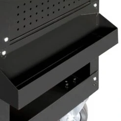 Husky Tool Storage 33 In. W Mechanics Cart With Extended Side Table And Bottle Tray -Husky Shop black husky tool carts xhouc3304b11 76 1000