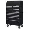 Husky 36 In. W X 18 In. D 12-Drawer Black Rolling Tool Chest Combo -Husky Shop black husky tool chest combos h36ch6tr6blk 64 1000