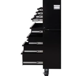 Husky Tool Storage 42 In. W X 18 In. D Standard Duty Black Tool Chest Combo -Husky Shop black husky tool chest combos h42ch4tr8blk 77 1000