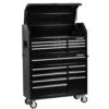 Husky 46 In. 14-Drawer Tool Chest And Cabinet Combo In Black