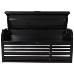 Husky Modular Tool Storage 52 In. W X 16 In. D Standard Duty Black Top Tool Chest -Husky Shop black husky top tool chests h52ch8mod 77 1000
