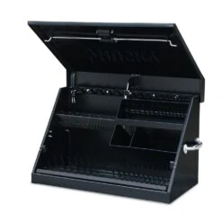Husky Heavy-Duty 30 In. W X 15 In. D Black Steel Portable Triangle Top Chest For Sockets, Wrenches And Screwdrivers -Husky Shop black husky top tool chests thd30140 1f 1000