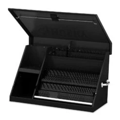 Husky Heavy-Duty 36 In. W X 17 In. D Black Steel Portable Triangle Top Chest For Sockets, Wrenches And Screwdrivers -Husky Shop black husky top tool chests thd36280 1f 1000