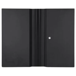 Husky Heavy Duty (28 In. W X 22 In. H X 14 In. D) Welded 20-Gauge Steel Wall Mounted Garage Cabinet In Black -Husky Shop black husky wall mounted cabinets hw1f281422 blk c3 1000