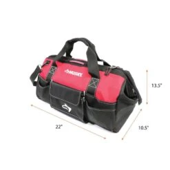Husky 22 In. Spring-Loaded Tool Bag 22 Husky 22 In. Spring-Loaded Tool Bag -Husky Shop black red husky tool bags 1h 2220 slo fa 1000