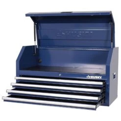 Husky Standard Duty 42 In. 4-Drawer Blue Top Tool Chest -Husky Shop blue husky top tool chests h42ch4blu a0 1000