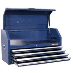 Husky Standard Duty 42 In. 4-Drawer Blue Top Tool Chest -Husky Shop blue husky top tool chests h42ch4blu c3 1000