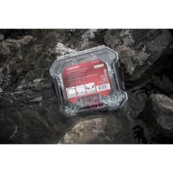 Husky 6 In. 6-Compartment Waterproof Storage Bin Small Parts Organizer -Husky Shop clear husky small parts organizers thd2015 03 44 1000 1