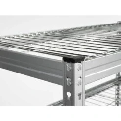 Husky 5-Tier Riveted Steel Garage Storage Shelving Unit In Silver (48 In. W X 78 In. H X 24 In. D) -Husky Shop gavanised husky freestanding shelving units 426007 a0 1000