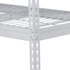 Husky 5-Tier Riveted Steel Garage Storage Shelving Unit In Silver (48 In. W X 78 In. H X 24 In. D) -Husky Shop gavanised husky freestanding shelving units 426007 fa 1000