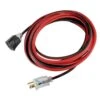 Husky 50 Ft. 14/3 Single Lighted Locking Extension Cord, Red And Black -Husky Shop general purpose cords hw14350llrb 64 1000