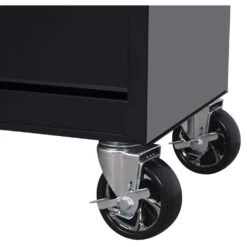 Husky Tool Storage 27 In. W X 18 In. D 5-Drawer Gloss Black Rolling Tool Cabinet -Husky Shop gloss black husky tool cabinets h27tr5blk 76 1000