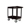 Husky 27 In. Wide 18.3 In. Deep 2 Tier Cart, Gloss Black -Husky Shop gloss black husky utility carts houc27a2b11 64 1000
