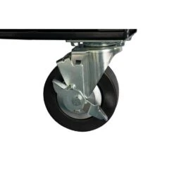 Husky 28 In. Wide 17 In. Deep 3 Tier Cart, Gloss Black -Husky Shop gloss black husky utility carts houc28a3b11 76 1000