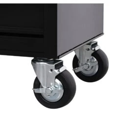 Husky 46 In. W X 18 In. D 9-Drawer Black Mobile Workbench Cabinet 23 Husky 46 In. W X 18 In. D 9-Drawer Black Mobile Workbench Cabinet -Husky Shop gloss black with silver trim husky mobile workbenches h46mwc9v18 76 1000