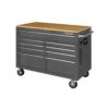Husky 46 In. W X 25 In. D 9-Drawer Gloss Gray Mobile Workbench -Husky Shop gloss gray husky mobile workbenches hotc4609b46m 64 1000