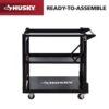 Husky 33 In. W Folding Utility Cart -Husky Shop gloss husky tool carts 00069 64 1000