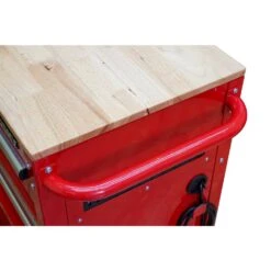 Husky 46 In. W X 18 In. D Standard Duty 5-Drawer Rolling Utility Tool Cart In Gloss Red -Husky Shop gloss red husky tool carts houc4605b21m 44 1000