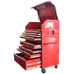 Husky 42 In. 12-Drawer 24.5 In. Deep Tool Chest/Rolling Cab Set Gross Red 23 Husky 42 In. 12-Drawer 24.5 In. Deep Tool Chest/Rolling Cab Set Gross Red -Husky Shop gloss red husky tool chest combos hotc4212b21s 44 1000
