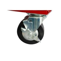 Husky 36 In. 2 Tier Cart, Gloss Red -Husky Shop gloss red husky utility carts houc36a2b21 44 1000