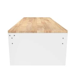 Husky Tool Storage 46 In. W X 18 In. D 9-Drawer Gloss White Mobile Workbench Cabinet -Husky Shop gloss white husky mobile workbenches h46x18mwc9wht 44 1000