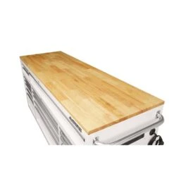 Husky Tool Storage 72 In. W Standard Duty Gloss White Mobile Workbench Tool Chest -Husky Shop gloss white with silver trim husky mobile workbenches hotc7218bj1m 44 1000