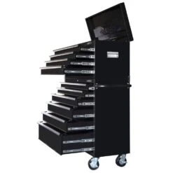 Husky 40 In. 10-Drawer Tool Chest And Rolling Tool Cabinet Set, Black 8 Husky 40 In. 10-Drawer Tool Chest And Rolling Tool Cabinet Set, Black -Husky Shop glossy black husky tool chest combos hotc4010b5ers 77 1000