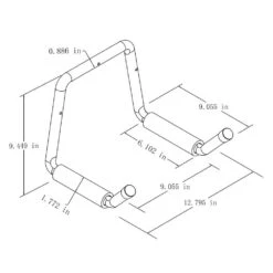 Husky Double Arm Super Hook 9 Husky Double Arm Super Hook -Husky Shop gray black husky garage storage hooks 861665 1d 1000