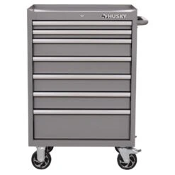 Husky Standard-Duty 27 In. 7-Drawer Gray Rolling Tool Cabinet 10 Husky Standard-Duty 27 In. 7-Drawer Gray Rolling Tool Cabinet -Husky Shop gray husky tool cabinets h27tr5gry c3 1000