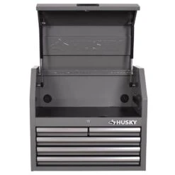 Husky Tool Storage 27 In. W Standard Duty Gray Tool Chest Combo -Husky Shop gray husky tool chest combos h27ch5tr7gry g3 4f 1000