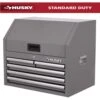 Husky Standard-Duty 26 In. 5-Drawer Gray Steel Top Tool Chest -Husky Shop gray husky top tool chests h26ch5gry 64 1000