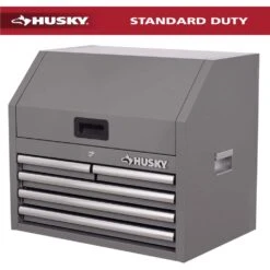 Husky Standard-Duty 26 In. 5-Drawer Gray Steel Top Tool Chest