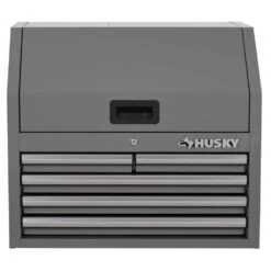 Husky Standard-Duty 26 In. 5-Drawer Gray Steel Top Tool Chest -Husky Shop gray husky top tool chests h26ch5gry c3 1000