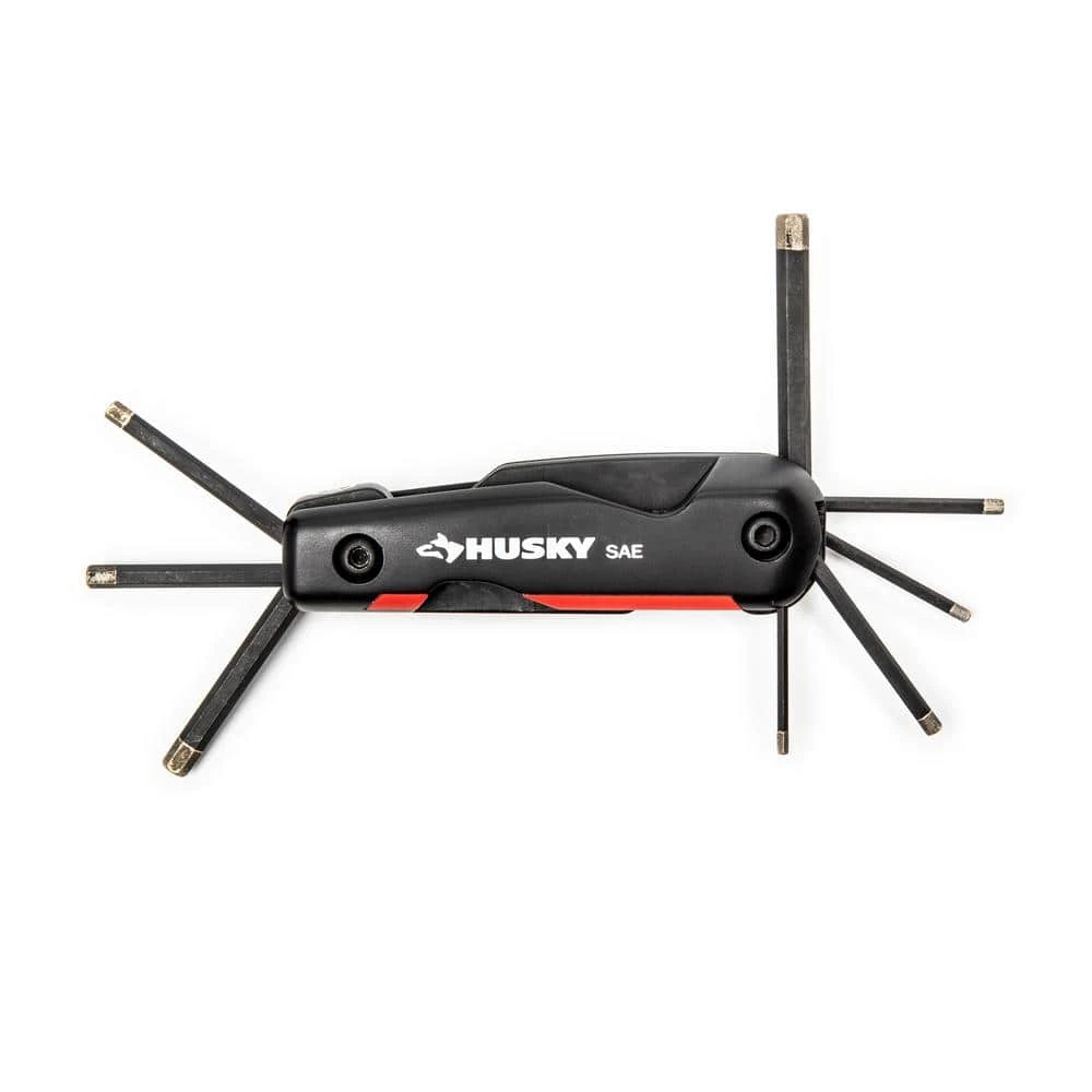 Husky Folding Diamond SAE Hex Key Set (8-Piece) 1 Husky Folding Diamond SAE Hex Key Set (8-Piece)