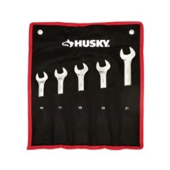 Husky 72-Tooth Large Reversible Metric Ratcheting Wrench Set (5-Piece) -Husky Shop husky adjustable wrenches hrrw5pcmmlg c3 1000