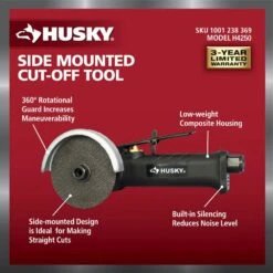 Husky Side Mounted Cut-Off Tool -Husky Shop husky air cut off tools h4250 1d 1000