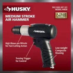 Husky Medium Stroke Air Hammer 10 Husky Medium Stroke Air Hammer -Husky Shop husky air hammers h4630 1d 1000