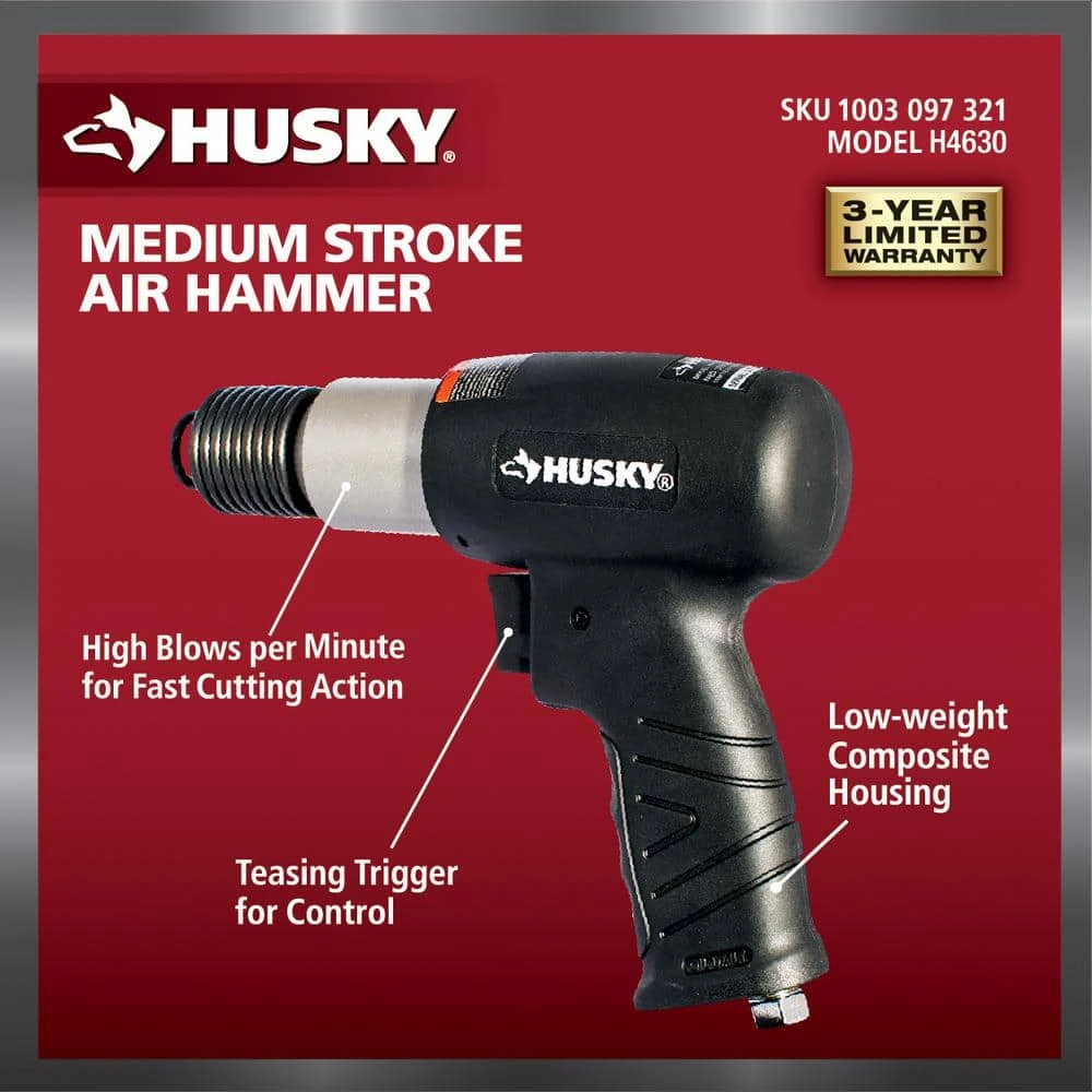 Husky Medium Stroke Air Hammer 5 Husky Medium Stroke Air Hammer - Image 5