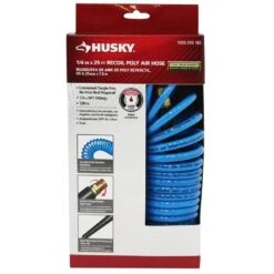 Husky 1/4 In. X 25 Ft. Polyurethane Recoil Hose -Husky Shop husky air hoses 24 25e ret hom c3 1000
