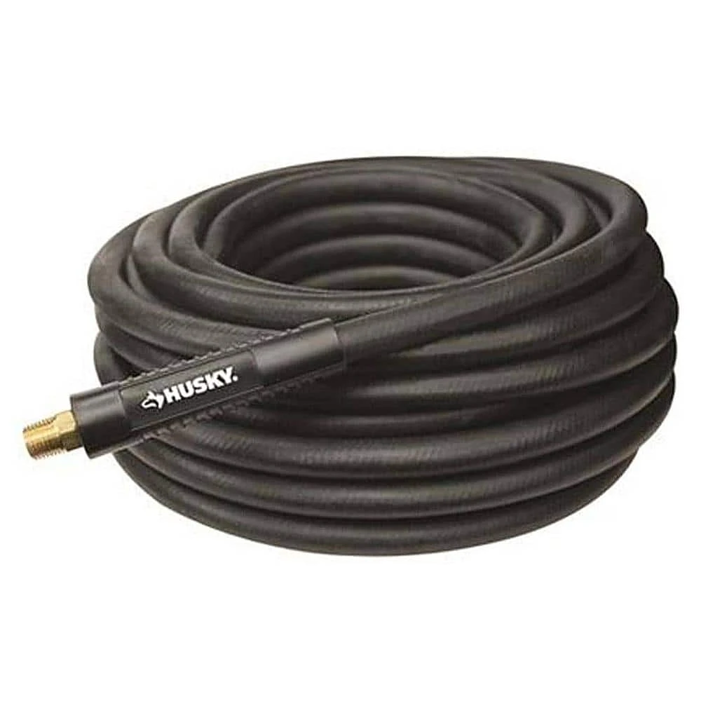 Husky 3/8 In. X 100 Ft. Heavy-Duty Rubber Hose 1 Husky 3/8 In. X 100 Ft. Heavy-Duty Rubber Hose