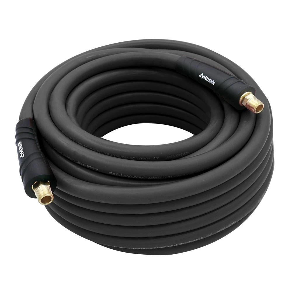 Husky 3/8 In. X 100 Ft. Heavy-Duty Rubber Hose 2 Husky 3/8 In. X 100 Ft. Heavy-Duty Rubber Hose - Image 2