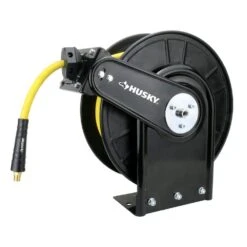 Husky 3/8 In. X 50 Ft. Open Face Hybrid Hose Reel With Hose